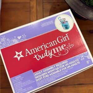 American Girl Truly Me salon set - Red & Light Purple